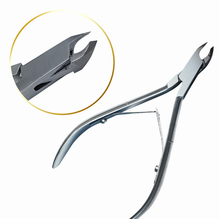 Profesjonalne Cążki 3 mm – Dokładne Usuwanie Skórek, Stal Nierdzewna