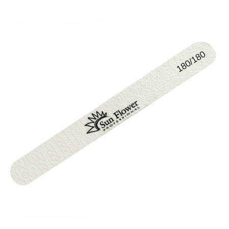 Pilnik Prosty Biały 100/120 – Do paznokci, żelu i hybryd