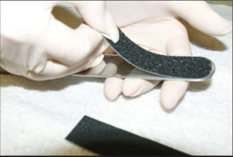 Szpatułka Metalowa Do Pedicure Z Naklejkami Wymiennymi