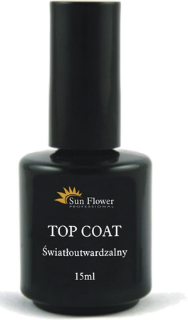 Top Coat UV 9ml - Top Coat Utwardzalny W Świetle UV