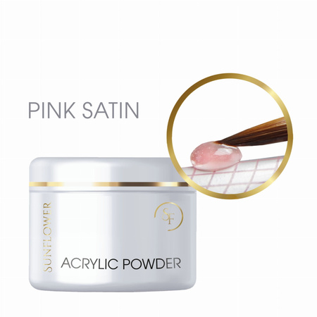 Róż Transparent Puder Akrylowy "Satyna" Pink Clear 90g
