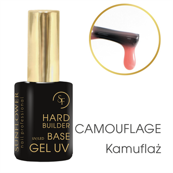Hard Camouflage – Baza Budująca UV/LED Soak Off 15ml, Camouflage, Profesjonalna