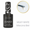 Hard Milky white – Baza Budująca UV/LED Soak Off 15ml, Biała, Profesjonalna