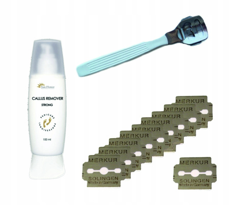 ZESTAW do pielęgnacji stóp pedicure omega plastik