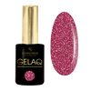 Gelaq Glitter Nr 178    Lakier Hybrydowy  UV - Malinowa Czerwień Brokat