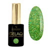 Gelaq Glitter Nr 270         Lakier Hybrydowy  UV - Zielony Brokat