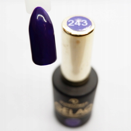 Gelaq Nr 243 Lakier Hybrydowy UV/LED - Ciemny Fiolet Śliwka