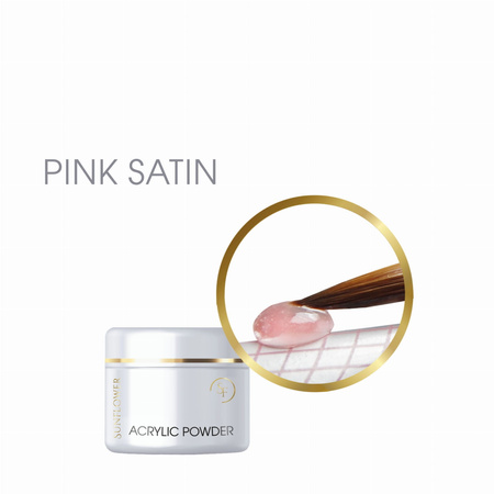 Róż Transparent Puder Akrylowy "Satyna" Pink Clear 90g