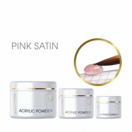 Róż Transparent Puder Akrylowy "Satyna" Pink Clear 90g