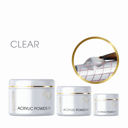 Przeźroczysty Puder Akrylowy Szybki-  "Fast" - Clear 30g