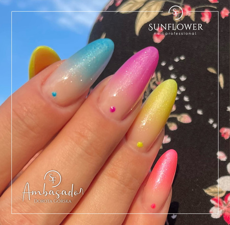 Neon Ombre Paint No Wipe – Neon Violet 3g Żel do zdobień