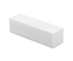 Zestaw 10x Pilnik Blok Biały – Do paznokci, żelu i hybryd