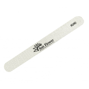 Zestaw 10x Pilnik Prosty Biały 80/80 – Do paznokci i hybryd