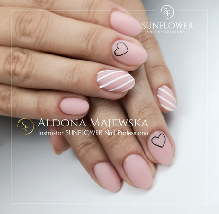 Hard Pink – Baza Budująca UV/LED Soak Off 15ml, Różowa, Profesjonalna