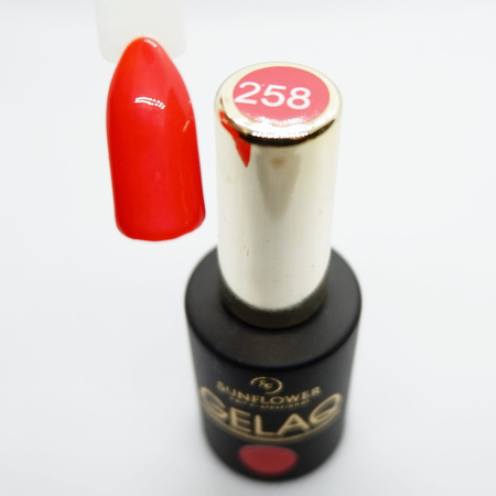 Gelaq Nr 258       Lakier Hybrydowy UV - Makowy