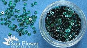 Kółka Mikro - Czarna Zieleń Hologram - K33