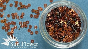 Kółka Mikro - Brąz Metaliczny Mat - K36