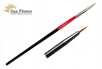 Pędzel do Zdob. Natur. 8 mm (czarno-czer)