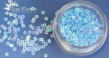 Kółka Mikro - Niebieski Jasny Tęczowy - K49