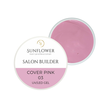 Salon Builder Cover Pink 15g  Żel UV Budujący Salonowy