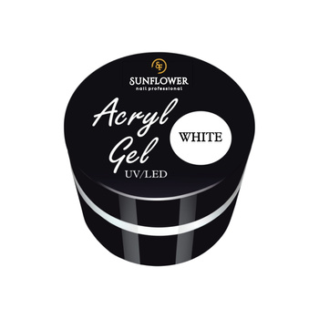 Biały- Akrylożel - Słoiczek 15g - Acryl Gel, Poly Acryl [PoliAkryl]