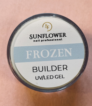 Żel UV budujący Clear Frozen 15g – chłodny, przeźroczysty efekt