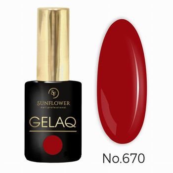 Gelaq Nr 670  Lakier Hybrydowy UV - Mikołajkowy Czar