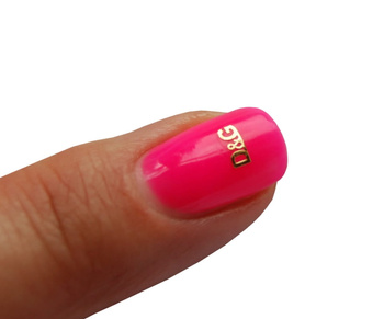 Ozdoby Do Paznokci - Napis D&Amp;G Złoto (wzór Pogrubiony)