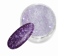 Puder Akrylowy Kolorowy 454 - Fiolet Brokat - Sugar Effect4g