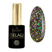 Gelaq Top Flakes Multicolor No. 107 Zieleń - Róż Galaxy