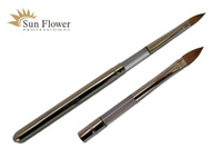 Pędzelek Naturalny - Koci Języczek Lux Nr 8 - Oprawa Metal.